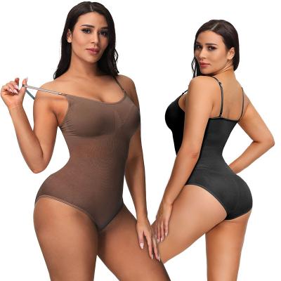 China Wholesale Breathable Sexy Slimming Body Shapewear Women Tummy Control Thong Thong Shaper Waist One-piece Top for sale