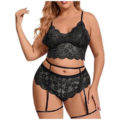 China 2022 Spandex sexy lace lingerie underwear plus size women lingerie mature women sexy mesh underwear for sale