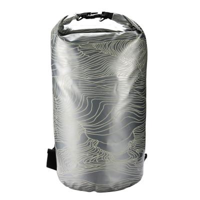 China Wholesale Outdoor Camping Hiking Travel 10l 20l 30l Hiking Beach Camping Accessories Gear High Quality Printing Custom Fabric PVC Waterproof Recycled Dry Bag for sale