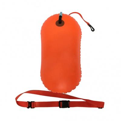 China Water Beacon Outdoor Sports Safety Airbag Rescue Float With Storage Logo Free Water Tow Swimming Swim Beacon Tow Float for sale