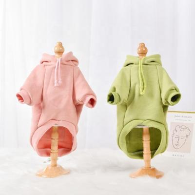 China Good Quality Dog Cat Clothes Pet Clothes Dog Sweater Hooded Stocked Winter Cat Clothes for sale