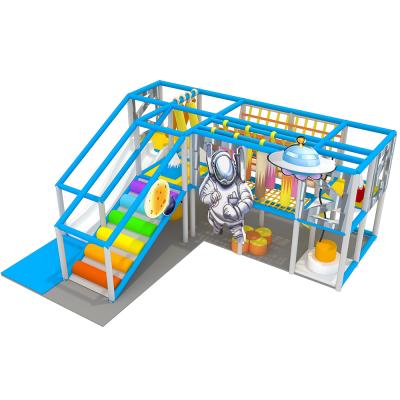 China Plastic Theme Adventure Macaroon Playground Rope Course Baby Climbing Playground Sets Play Indoor Soft Gym for sale