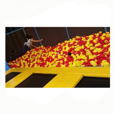 China Without Polyurethane Material Protective Net Gymnastics Trampoline Foam Pit Blocks for sale