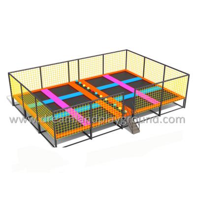 China ASTM Standard Sky Zone Trampoline Indoor Center Large Exciting Trampoline Dodgeball Court For Kids And Adults for sale