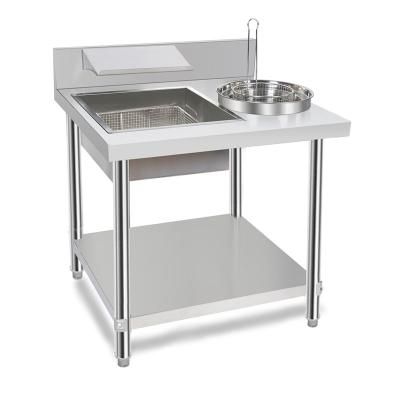 China (Height) Adjustable Kitchen Equipment Wrapping Powder Table Commercial Work Table for sale