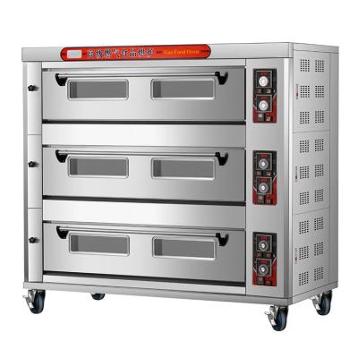 China Hotels Bread Snacks Electric Baking Oven Machine / Gas Baking Oven Prices for sale