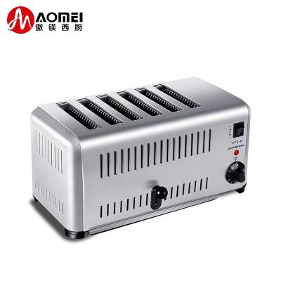 China Automatic Automatic Function Commercial Electric Pop Up Sandwich Toaster Machine With 6 Slot for sale