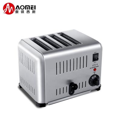 China Function 5 Speed ​​Automatic Electric Stainless Steel Bread Toaster 4 Slice Machine for sale