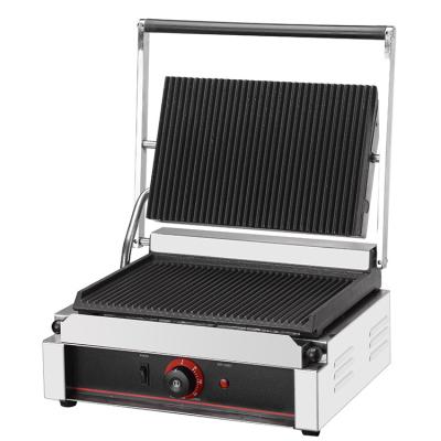 China Hotel Electric Grooved Touch Grill With Handle for sale