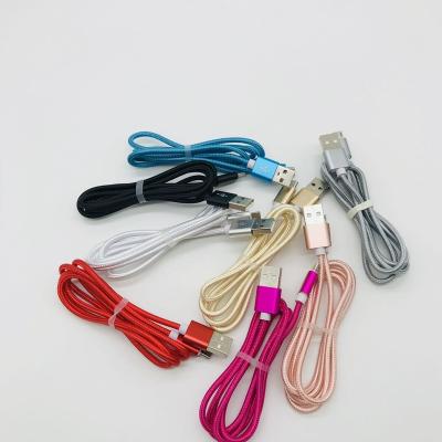 China Cheap price usb fast charging free shipping nylon data cables fast charging Android /Iphone/type c 1M/1.5m/2m/3m for sale