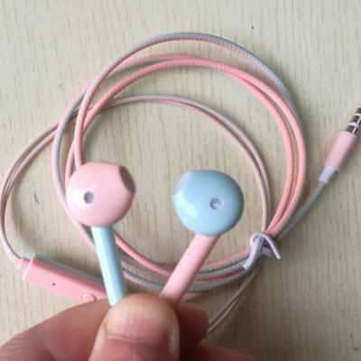 China Transmitted earphones wired earphone 3.5mm, low price promotional earphones for mobile earphone with speaker, for sale