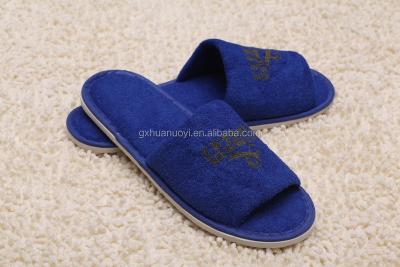 China Whitening hotel shoes/high quality disposable hotel indoor slipper/guest hotel slipper SPA SLIPPERS for hotel amenities for sale