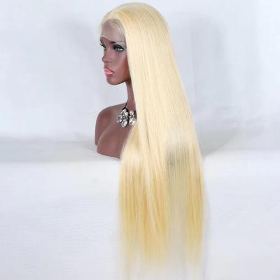 China Swiss Human Hair 613 Blonde Body Wave HD Wigs Lace Front Brazilian Virgin Hair Transparent Lace Closure Wig Pre Plucked for sale