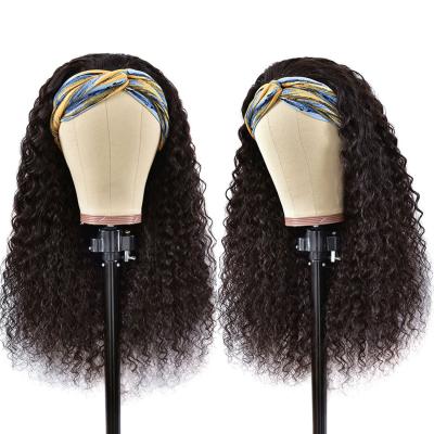 China Wholesale Silky Straight Wave Headband Wig Hair For Black Women,Remy Human Hair Headband Wig,Curly Headband Ponytail Hair Wig for sale