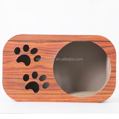 China Factory Direct Sale Viable Protection Cat Toy Scraper Mat Cat Scratching Corrugated Board Grinding Claw Paper for sale