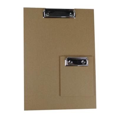 China A4 Cardboard Paper Cardboard Writing Folder Board Clip Board Metal for sale