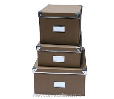 China Recyclable Tissue Covered Paper Box (3size) for Office for sale