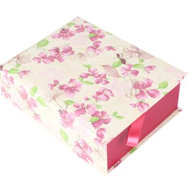 China Abstract Delicate Color Cardboard Jewelry Paper Box Cosmetic Recyclable for sale