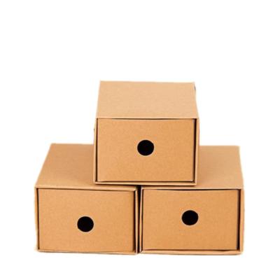 China Custom Recyclable Accept Desk Organizer Kraft Paper Drawer Corrugated Paper Box for sale