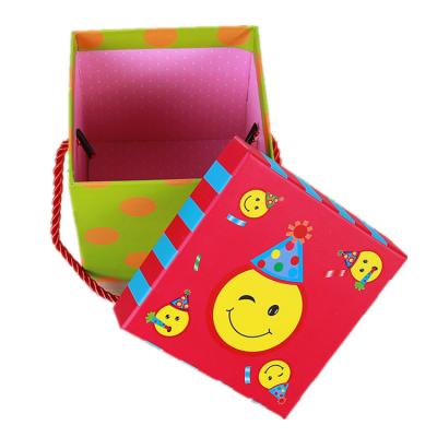 China Straight Storage Recyclable Custom Foldable Package Gift Cute Paper Boxes for sale