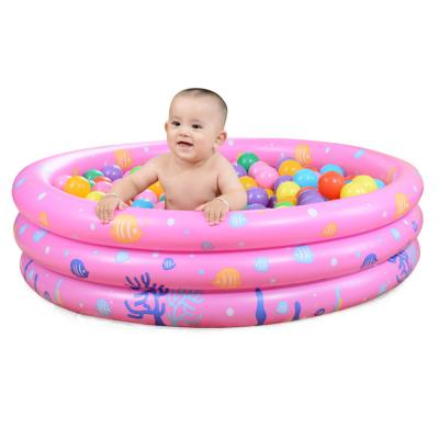 China Hot Selling PVC Float Home Accessories Kid Bathtub Summer Toy Baby Inflatable Round Swimming Pool Kid Bathtub for sale