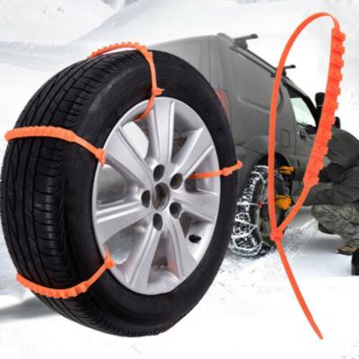 China Dropshippinp Car Truck Snow Mud Tire Tire Cable Ties Universal Anti Skid Hot Selling Nylon Snow Chains for sale