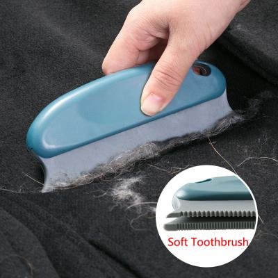 China Sustainable New Design Sofas Cleaning Mats Clothes Home Pet Hair Remover Sweep Effective Portable Fiber Dust Hair Remover Brush for sale