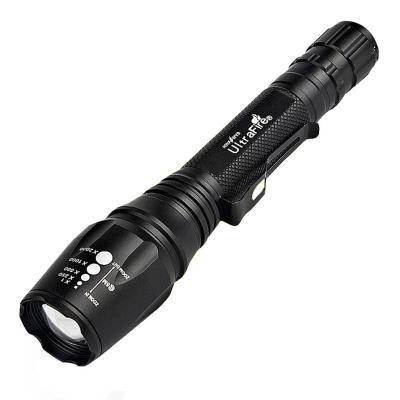 China LED Camping Flashlight 1600 Lumen Zoomable XM-L2 U3 LED Flashlight Focus Torch Zoom Lamp 18650 for sale