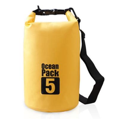 China Baby Products Organizer Bag Customized 5l 10l 20l Waterproof Ocean Pack Beach Dry Bag With Shoulder Strap for sale