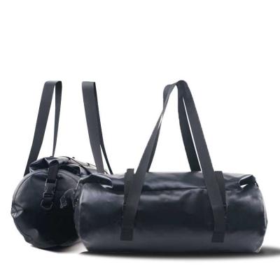 China PVC Waterproof Tarpaulin Material Portable Waterproof Duffel Backpack Travel Duffel Bag for sale