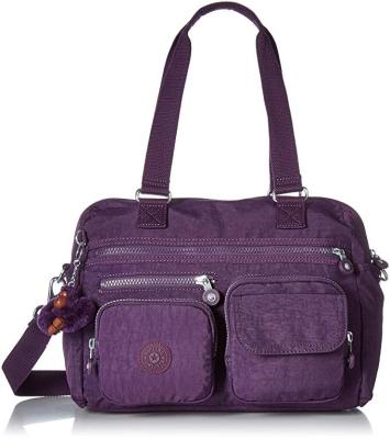 China One Key Compartment Purple Cotton Nylon Cross Strap Leisure Shoulder Bag Handbag for sale