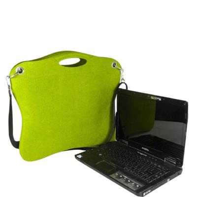 China Wool Felt Universal Shockproof Leisure Laptop Bag for sale