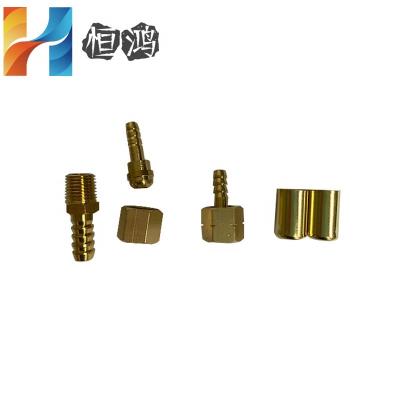 China Corrosion Resistant High Quality Brass Straight Pipe Adapter Thread Fitting Adapter for sale