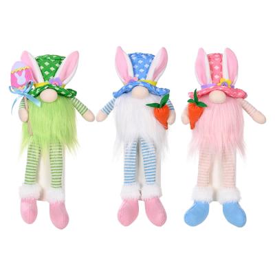 China Felt Plush Vlovelife 2022 New Easter Gnome Table Easter Decorations Ornaments Doll Elf Bunny Easter Gnome For Home Faceless Party Decor for sale