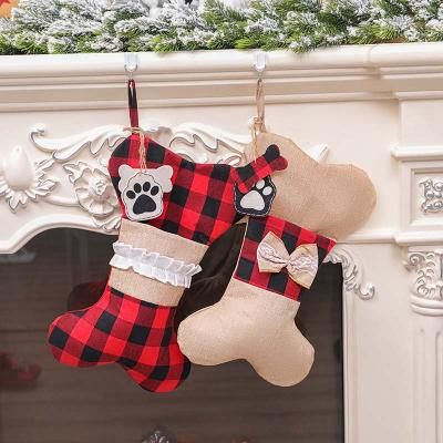 China Vlovelife 1pcs Modern Bone Doll Dog Ornament Christmas Pendant Gifts for Xmas Home Holiday Party Decorations for sale