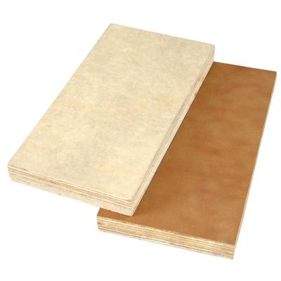 China Modern Paint Grade 6mm Kraft Paper Faced MDO Plywood Construction Sheet Shuttering for sale