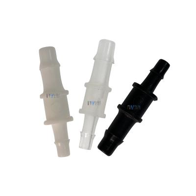 China Machinery Repair Shops Printer Parts Ink Tube Connector Straight 2 Way Hose Connector For Eco Solvent Ink Hose Fit Plastic Connector for sale