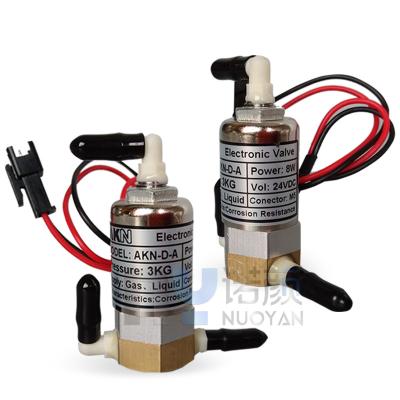 China Machinery Repair Shops 3 Way Spirit-Color Electronic Solenoid Valve 24V 8W For Phaton/Infiniti Cchallenger/Flora/Gongzheng Solvent Printers for sale