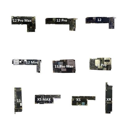 China For iphone 12 Max Pro 100% Original Unlocked Motherboard With Face/Touch ID Fingerprint For iPhone 6 6s 7 8 X XR XS 11 12 6sp 7p 8p plus Max Pro for sale