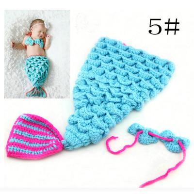 China Folded Baby Photography Newborn Props Crochet Knitted Outfit For Baby Photo Costume for sale