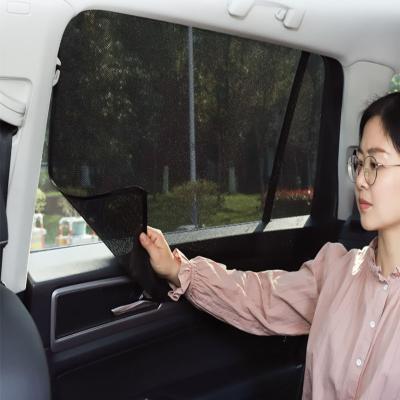 China Simple Color No Necessary Side Window Sunshade Cups Mesh Car Pop-Up Non Suction Pattern Hang On Sun Shades Perfect For Car for sale