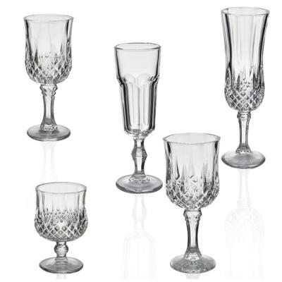 China No Red Wine Hot Sale Colored Glass Mini Wine Glass Stemware for sale