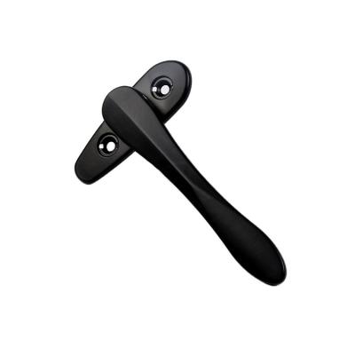 China Durable Hot Selling Black Fork Handle High Quality Zinc Alloy Multipoint One-Stop Handle For Tent Window for sale