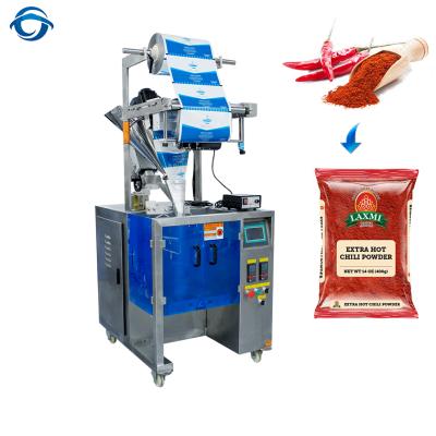 China Dry Pepper Chili Powder Filling Packing Machine Food Small Sachet Food Machine With Auger Filler for sale