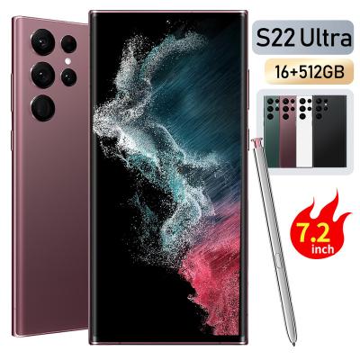 China Dual NEW S22 UItra 5g SIM Card Phone 2022 7.3 inch 16Gb+1Tb Android Smartphone Android 12.0 Cell Phones for sale