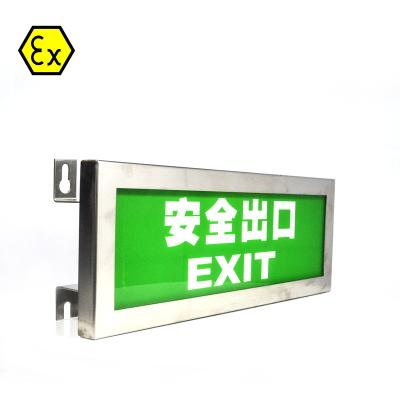 China Explosion Proof Environment Over 120 Minutes Duration Time LED Exit Sign Emergency Explosion Proof Lights for sale