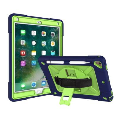 China New iPad 2022 Tablet Case For New iPad 6 9.7 Inch Case With 360 Rotation Hand Strap Child Proof Silicone Case For iPad 6 Cover for sale