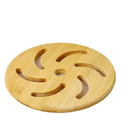 China New Product Water Proof White Custom Bamboo Round Coaster Stocked Bamboo Drink Coaster for sale