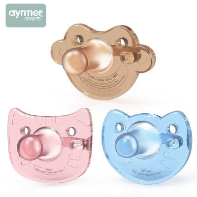 China Wholesale 100% Silica Gel Food Grade Silicone Baby Nipple Cute Silicone Pacifier for sale