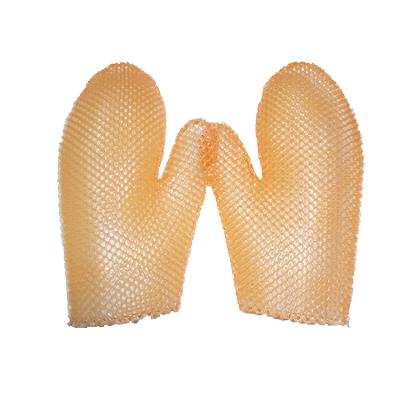 China Soft And Comfortable Modern Living Household Scrub Bath Gloves Body Bath Exfoliating Gloves for sale